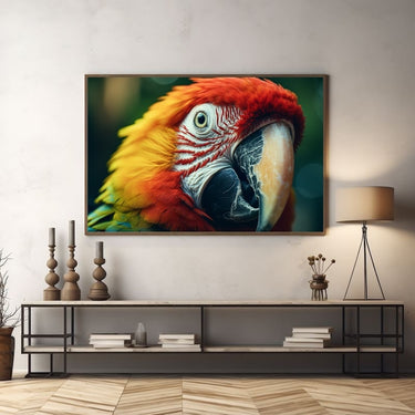 Large Parrot Canvas